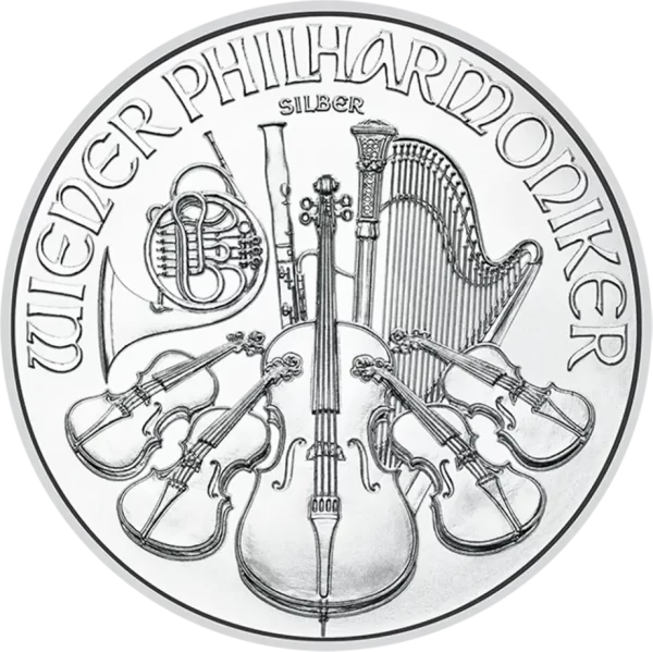 Autriche Pièce de 1,5 € Argent 999 1 oz Philharmonique 2025