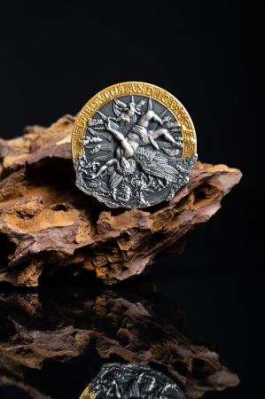 Pièce de 2 oz en argent « Persée et Andromède » – Cameroun 2023