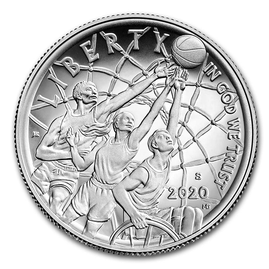 Pièce commémorative de 50 cents 2020 • Temple de la renommée du basketball