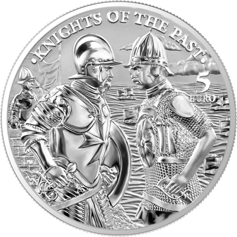 Pièce de 5 euros en argent 999 Chevaliers de Malte Malte 2022