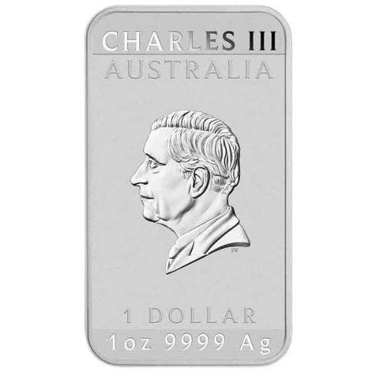 Pièce d'investissement australienne Dragon de 1 $ en argent 999 (1 oz).
