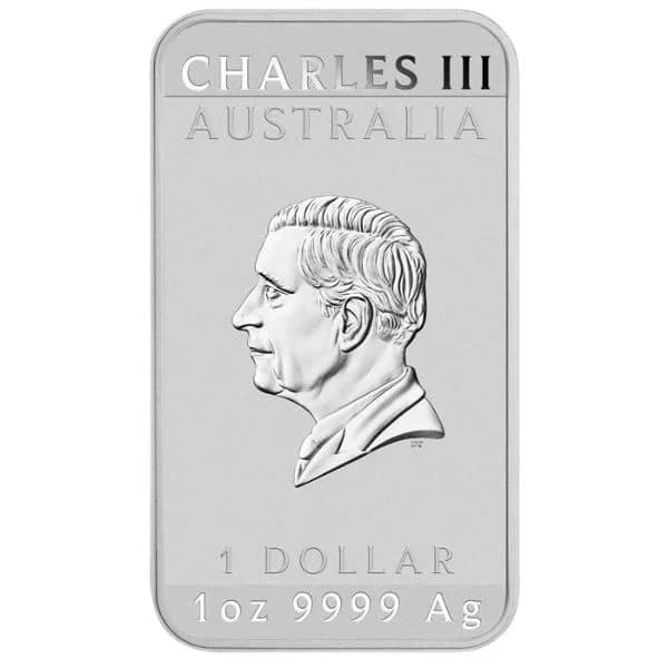 Pièce d'investissement australienne Dragon de 1 $ en argent 999 (1 oz).
