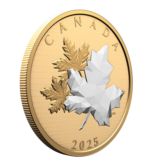 5 OZ – FEUILLES D'ÉRABLE ARGENTÉES EN MOUVEMENT 2025