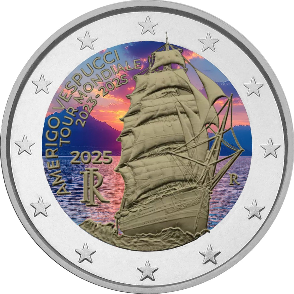 2 euros, couleur, Résurrection, Allemagne