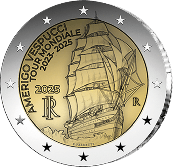 2 Euro Italie Amerigo Vespucci 2025