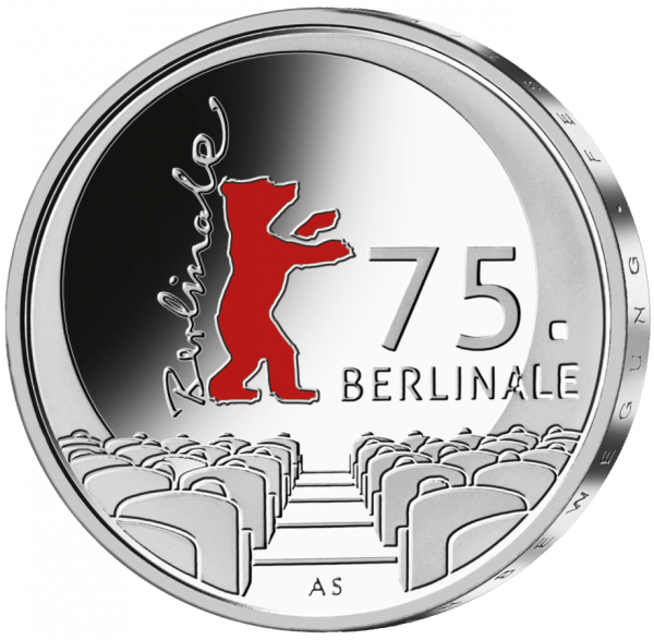Pièce de collection 20€ 75 Berlinale Argent avec couleur 925 Allemagne 2025