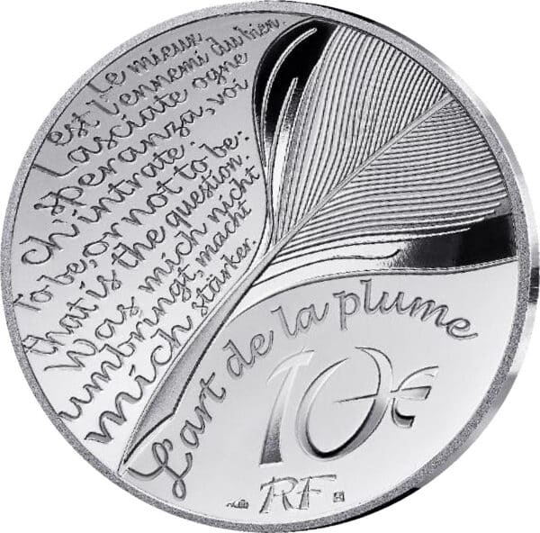 Pièce de 10 € en argent pur, qualité Belle Épreuve, Voyage au centre de la Terre, France 2025
