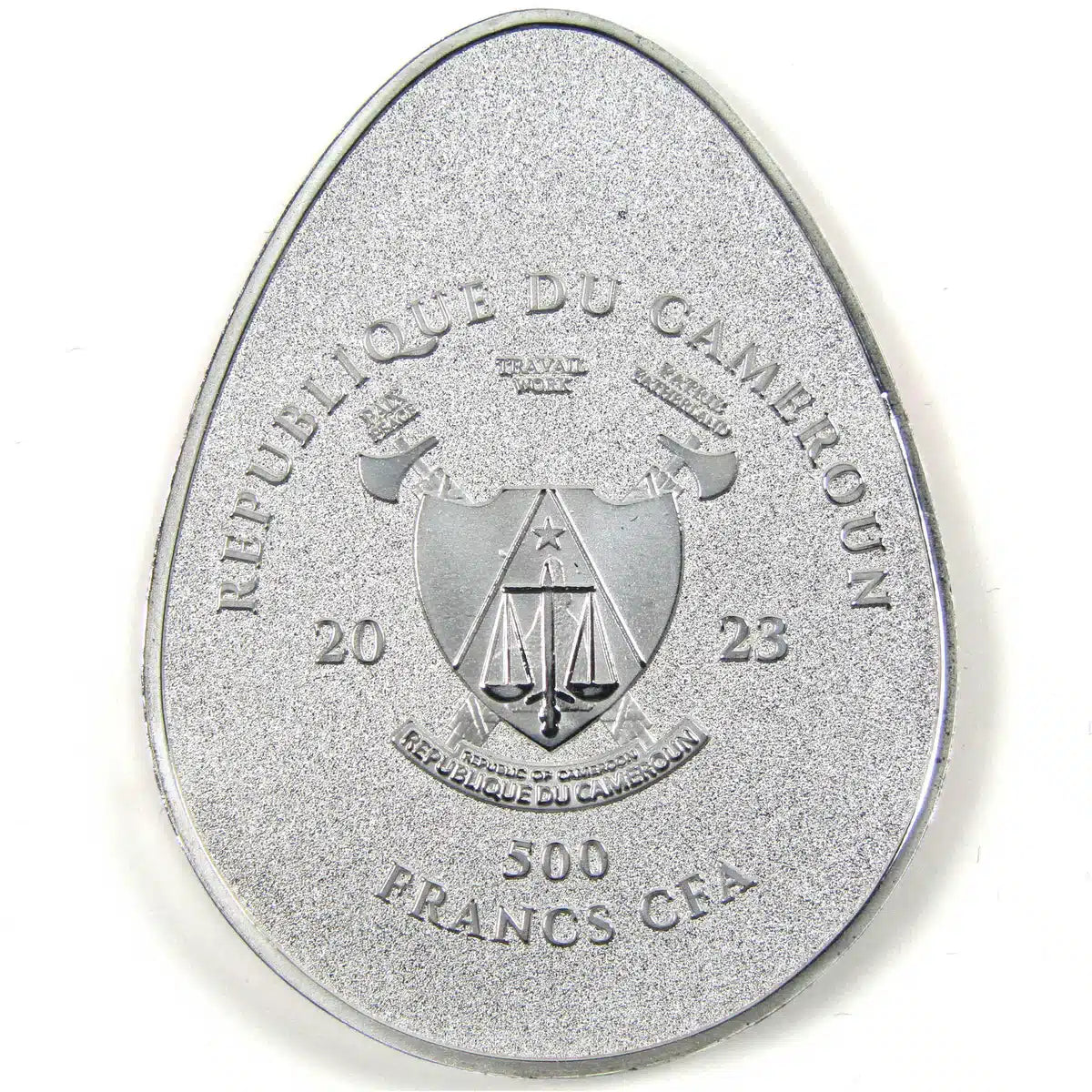 Oeuf de Pâques | Pièce de collection 2023 | CU/NI 500Fr Cameroun 2023