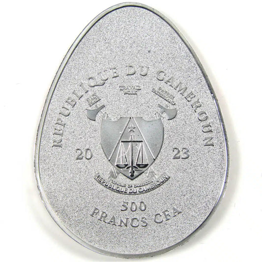 Oeuf de Pâques | Pièce de collection 2023 | CU/NI 500Fr Cameroun 2023