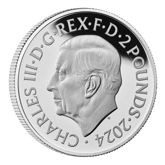 DERNIÈRE PIÈCE ! Pièce de 2 livres sterling, John Lennon, couleur, 1 once, argent pur, millésime 2025, Royaume-Uni