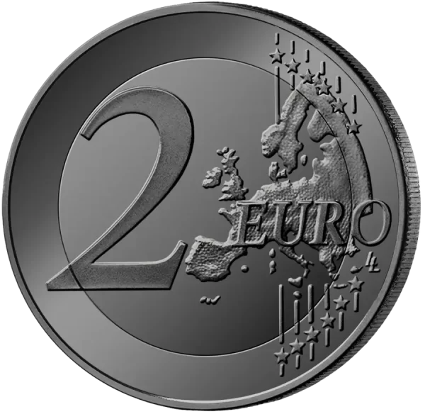 2 euros Grèce Or ruthénium Restauration de la démocratie 2024