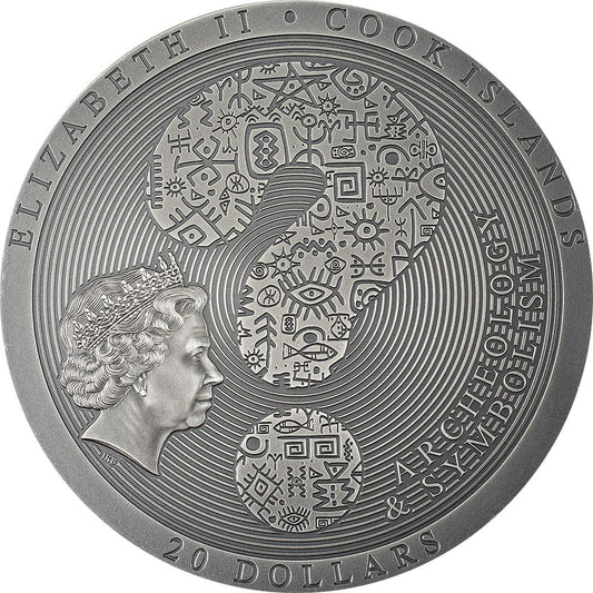 Pièce d'argent de 20 $ (3 oz) « Mécanisme d'Anticythère » – Îles Cook 2023