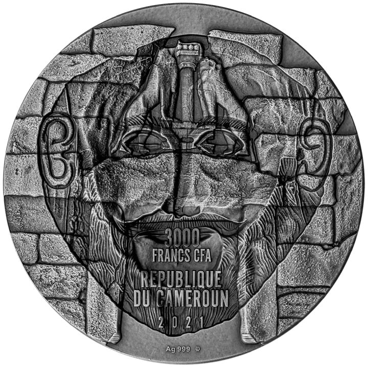 Agamemnon 3 oz Argent 999 Plaqué Or 3000fr 2021