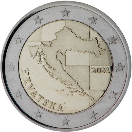 2€ Euro Croatie 2023