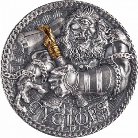 Pièce d'argent de 1 oz « Polyphème le Cyclope » – Cameroun 2022