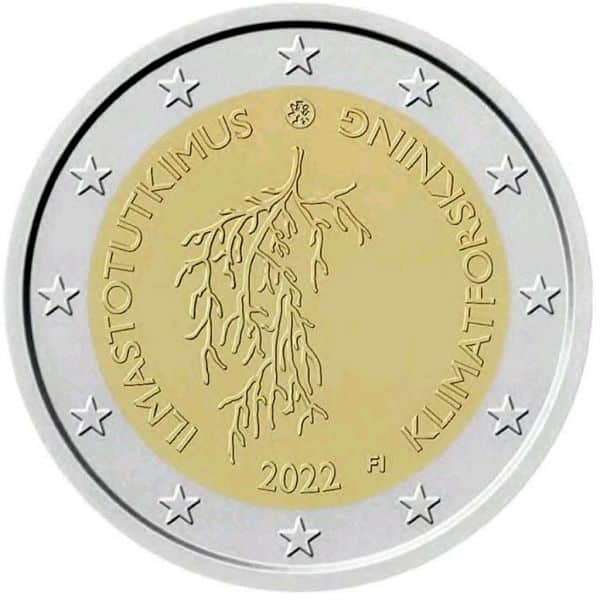 2€, Recherche climatique, Finlande, 2022