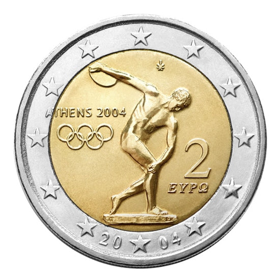 2€ Euro Grèce 2004 – Jeux Olympiques