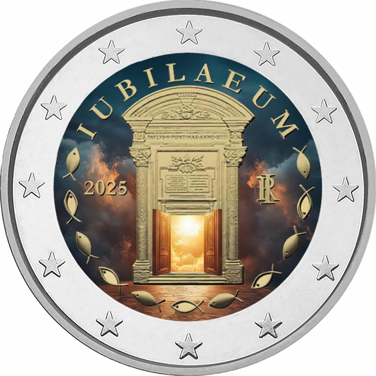2 euros Italie colorée Année Sainte 2025