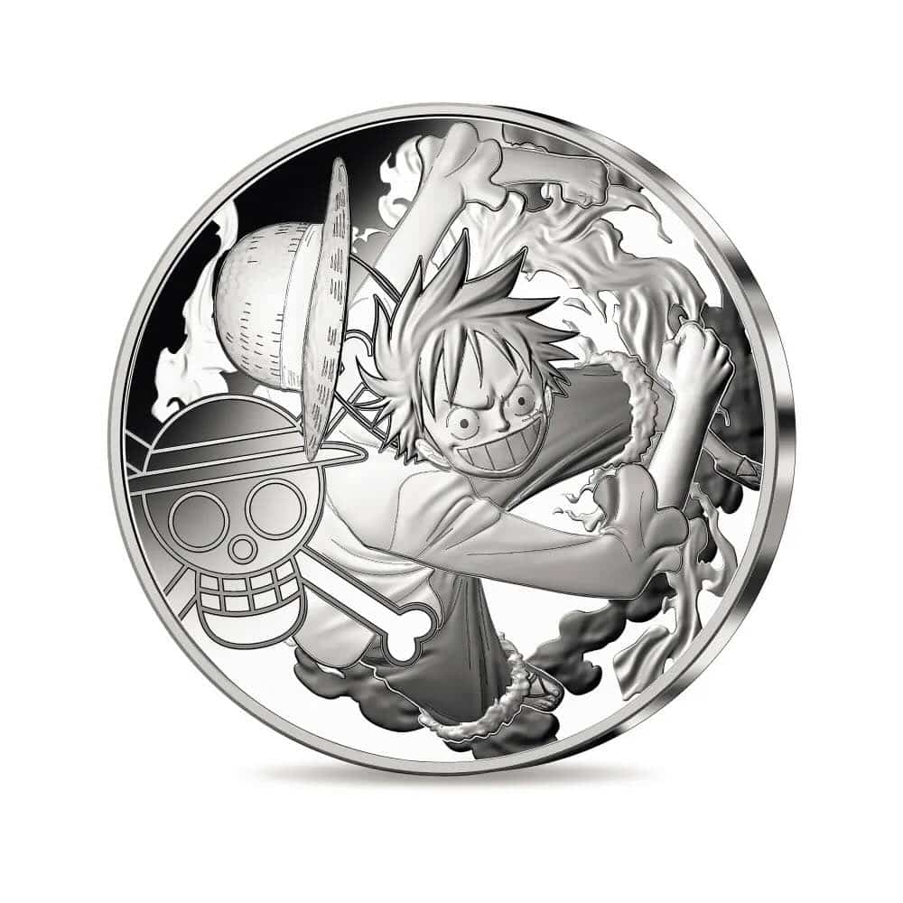 One Piece – Pièce de 10 € en argent, commémorant le 25e anniversaire – Belle Épreuve, France 2024