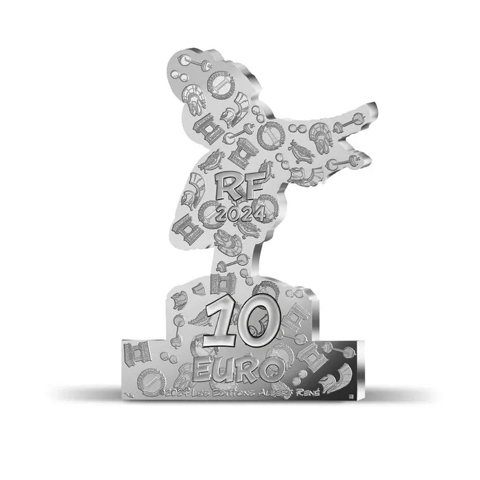 Pièce de 10 € en argent pur 999, Astérix, champion olympique, France 2024