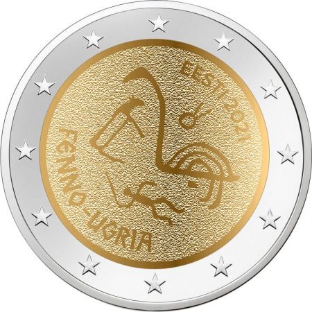 2€ Euro Finlande, Hongrie, Estonie 2021 – Peuples