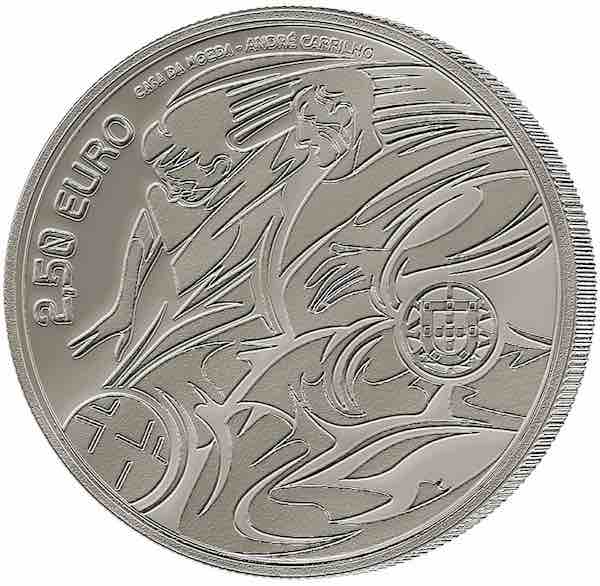 Pièce d'argent 2,50 € « UEFA EURO 2020 » – Portugal 2020
