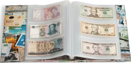 Support de rangement pour pièces de monnaie – Diamètre 25,75 mm – 40 pièces