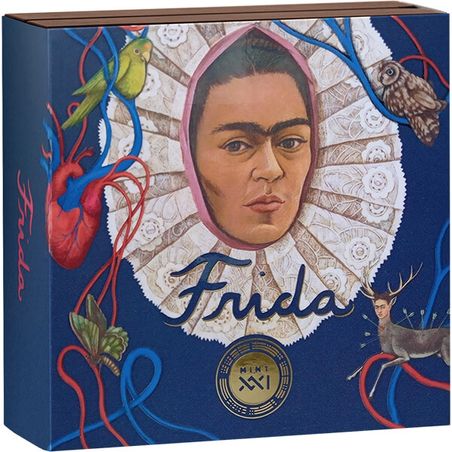 Pièce d'argent FRIDA 2oz Argent 999 - Ghana 2024