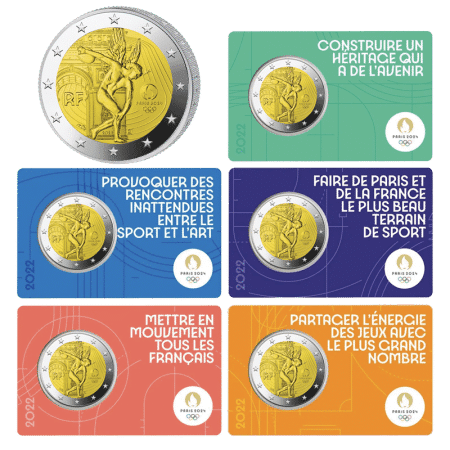 2€ Euro France 2022 – Jeux Olympiques de Paris 2024