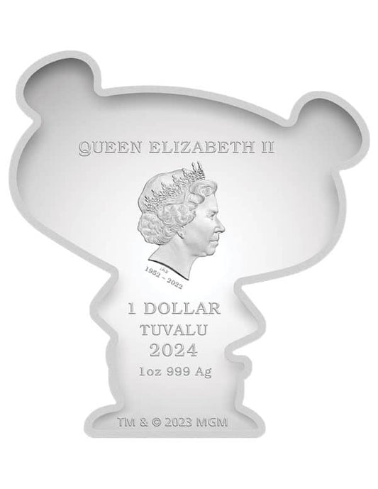 Tuvalu – 1 $ – Panthère rose – 1 oz – Argent – 2024