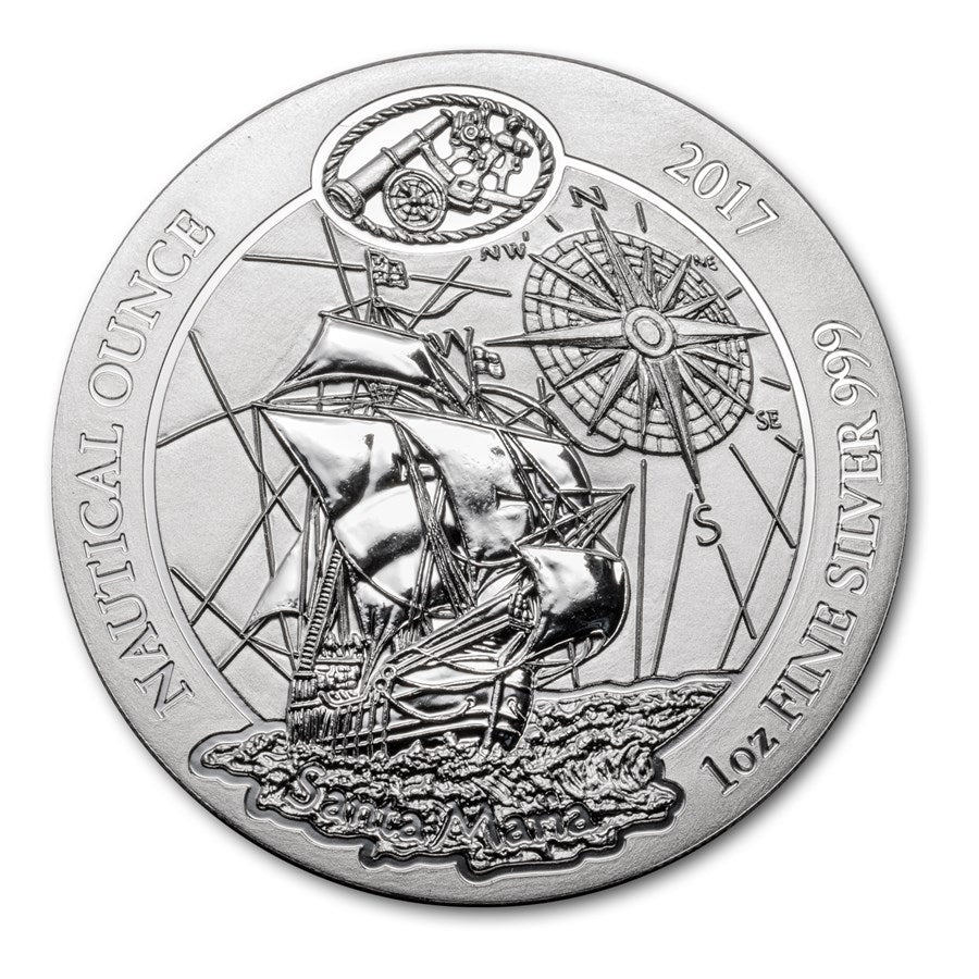 50 pièces RWF Grands Navires de Découverte - 1 once d'argent Santa Maria