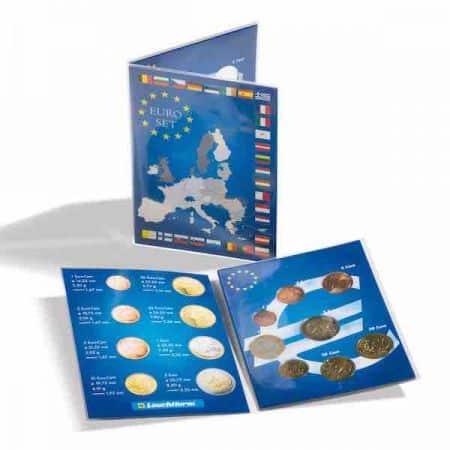 Étui pour 1 jeu de pièces en euros – De 0,01 à 2 euros