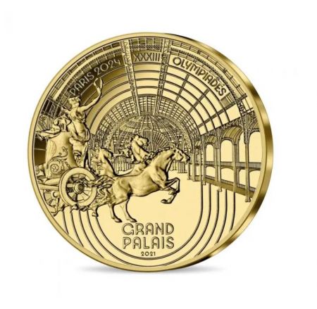 Pièce d'or de 50 € Euro Heritage – Jeux Olympiques de Paris 2024 – Épreuve