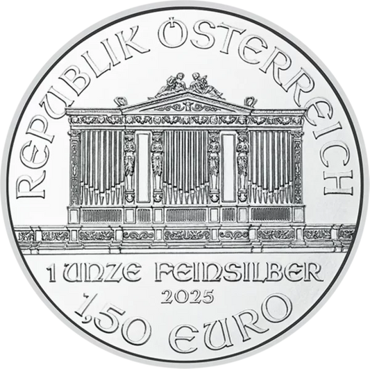 Autriche Pièce de 1,5 € Argent 999 1 oz Philharmonique 2025