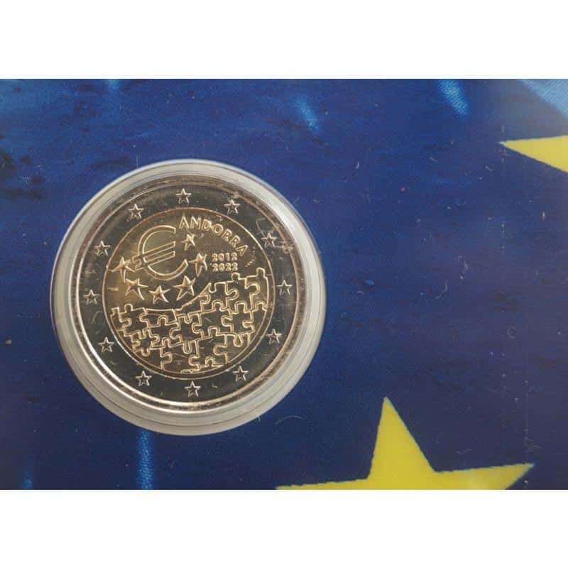 2 €, 10 ans de l'euro, Andorre, 2022