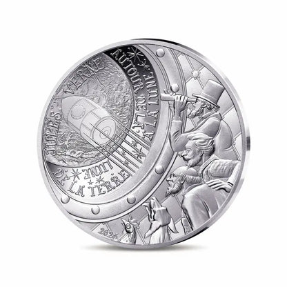 Pièce de 10 € en argent pur (Belle Épreuve) De la Terre à la Lune France 2025