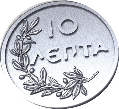 1922, 10 MINUTES EN ARGENT 925 DIA. 25MM