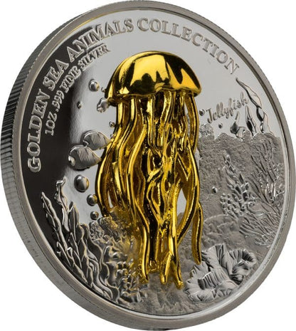 Collection SOUS LA MER en argent 999 (1 oz) et en or 24 carats
