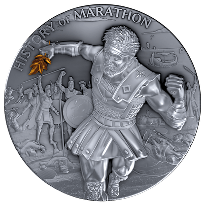 Marathon 490BC 2oz Argent 999 LIVERIA 2025