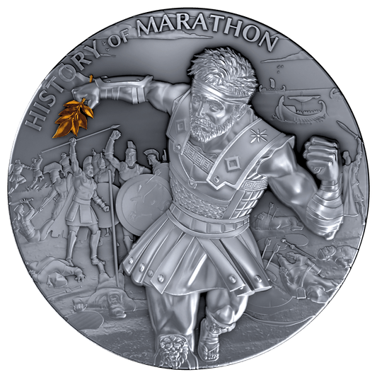 Marathon 490BC 2oz Argent 999 LIVERIA 2025
