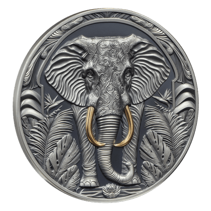 ÉLÉPHANT 5 Dollars, Argent 2oz Nouvelle-Zélande 2024
