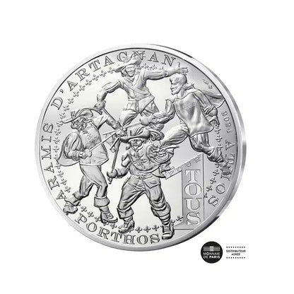 Pièce de 100 euros Les 3 Mousquetaires Argent 900 France 2024