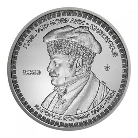 Pièce de collection en argent de 10 euros – Philhellènes Carl Norman