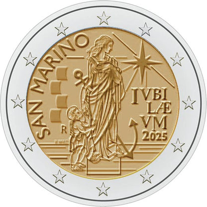 Pèlerins de l'Année Sainte 2025 à Saint-Marin (2 euros)