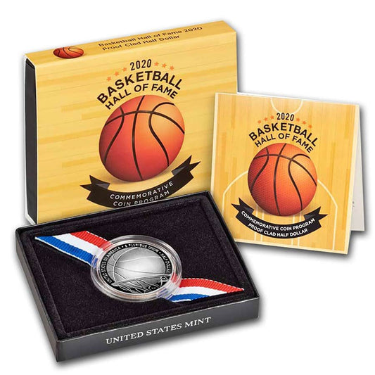 Pièce commémorative de 50 cents 2020 • Temple de la renommée du basketball