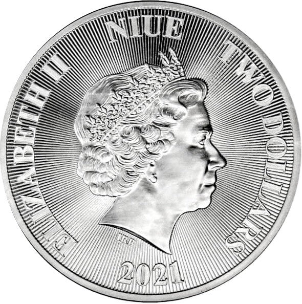 Nouvelle-Zélande 2 $ Arbre de Vie 1 oz Argent 999