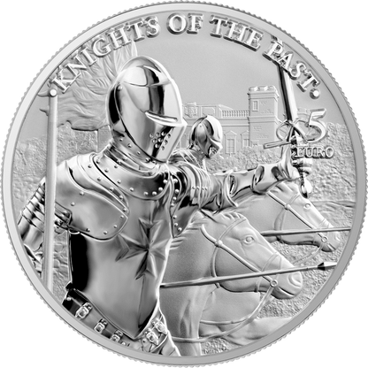 Pièce de 5 euros en argent 999 Chevaliers de Malte Malte 2021