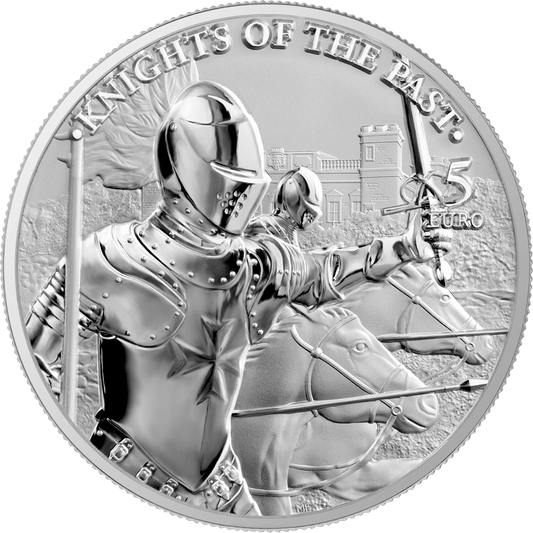 Pièce de 5 euros en argent 999 Chevaliers de Malte Malte 2021