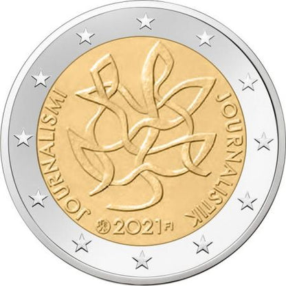 2€ Euro Finlande 2021 – Liberté de la presse