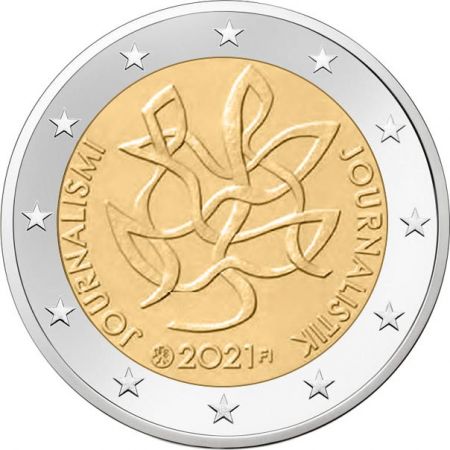2€ Euro Finlande 2021 – Liberté de la presse